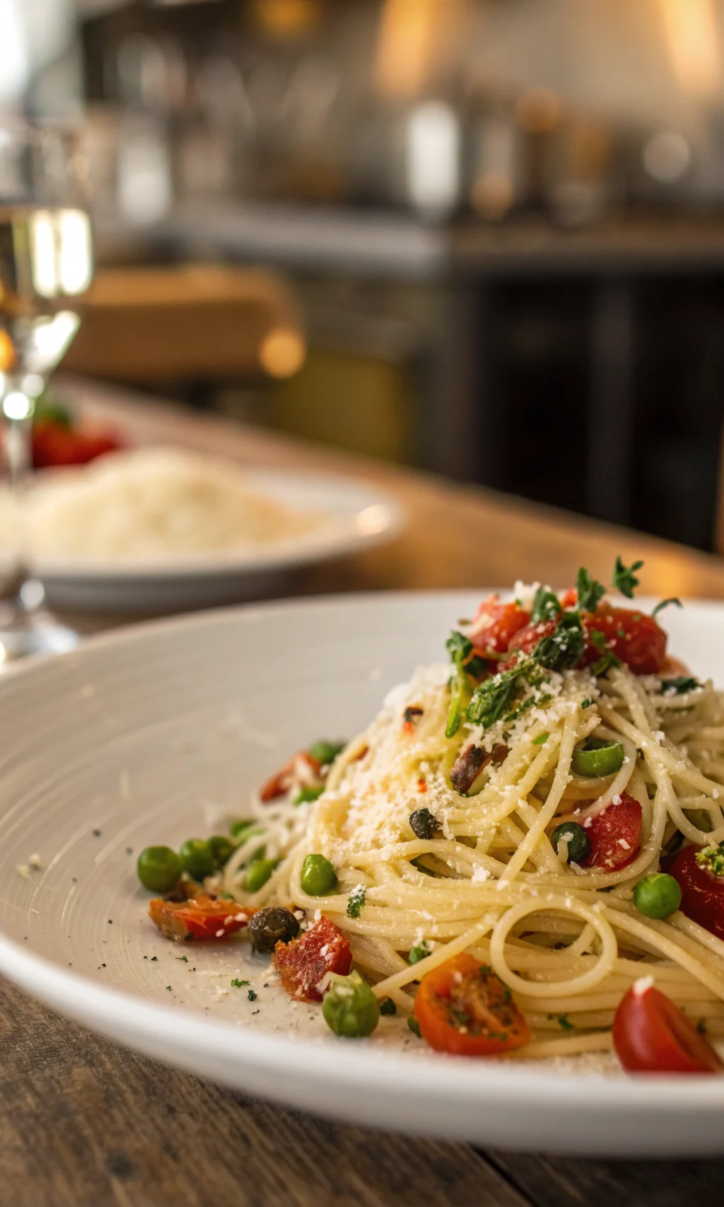 Capellini Aglio e Olio with Oven-Roasted Cherry Tomatoes