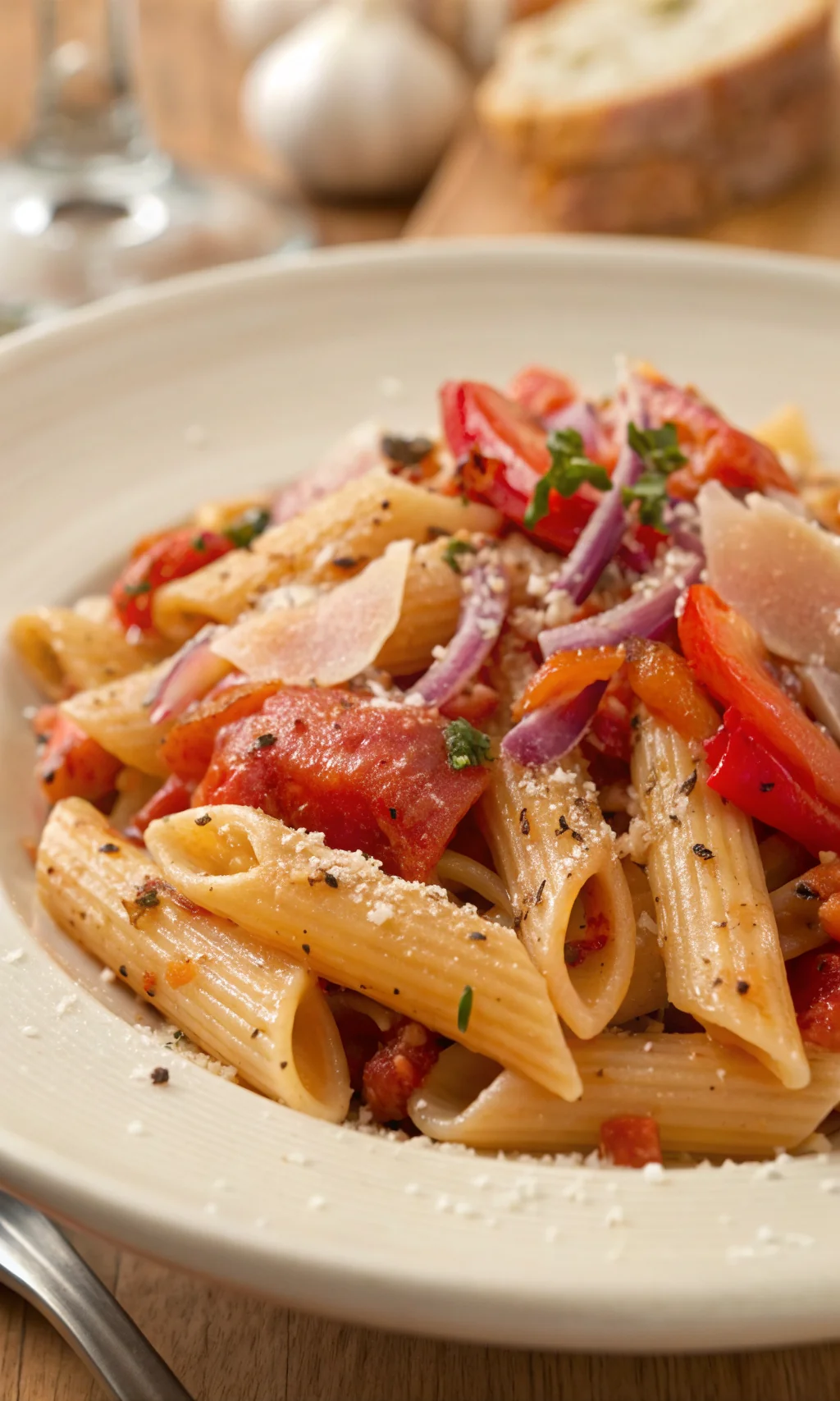 Pasta Arrabbiata with Parma Ham