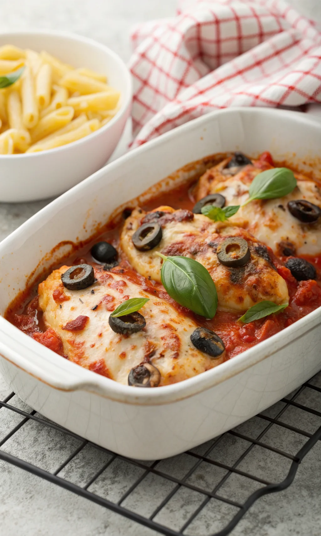 Chicken Pizzaiola with Pasta